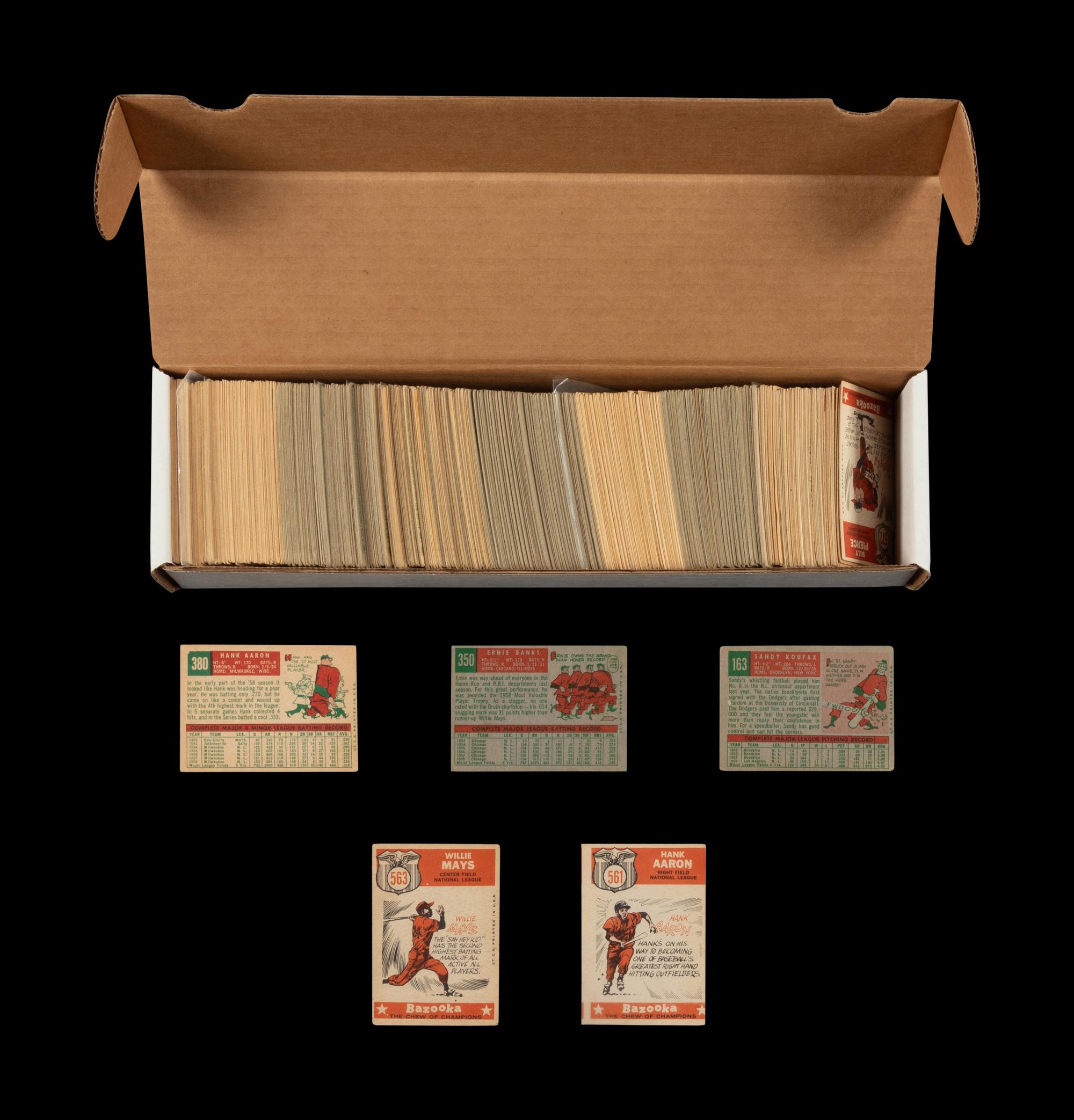 A Near Set of 1959 Topps Baseball Cards (566/572)