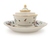 A Meissen Porcelain Covered Bowl and Dish