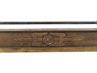 An Empire Style Gilt Bronze Fire Fender