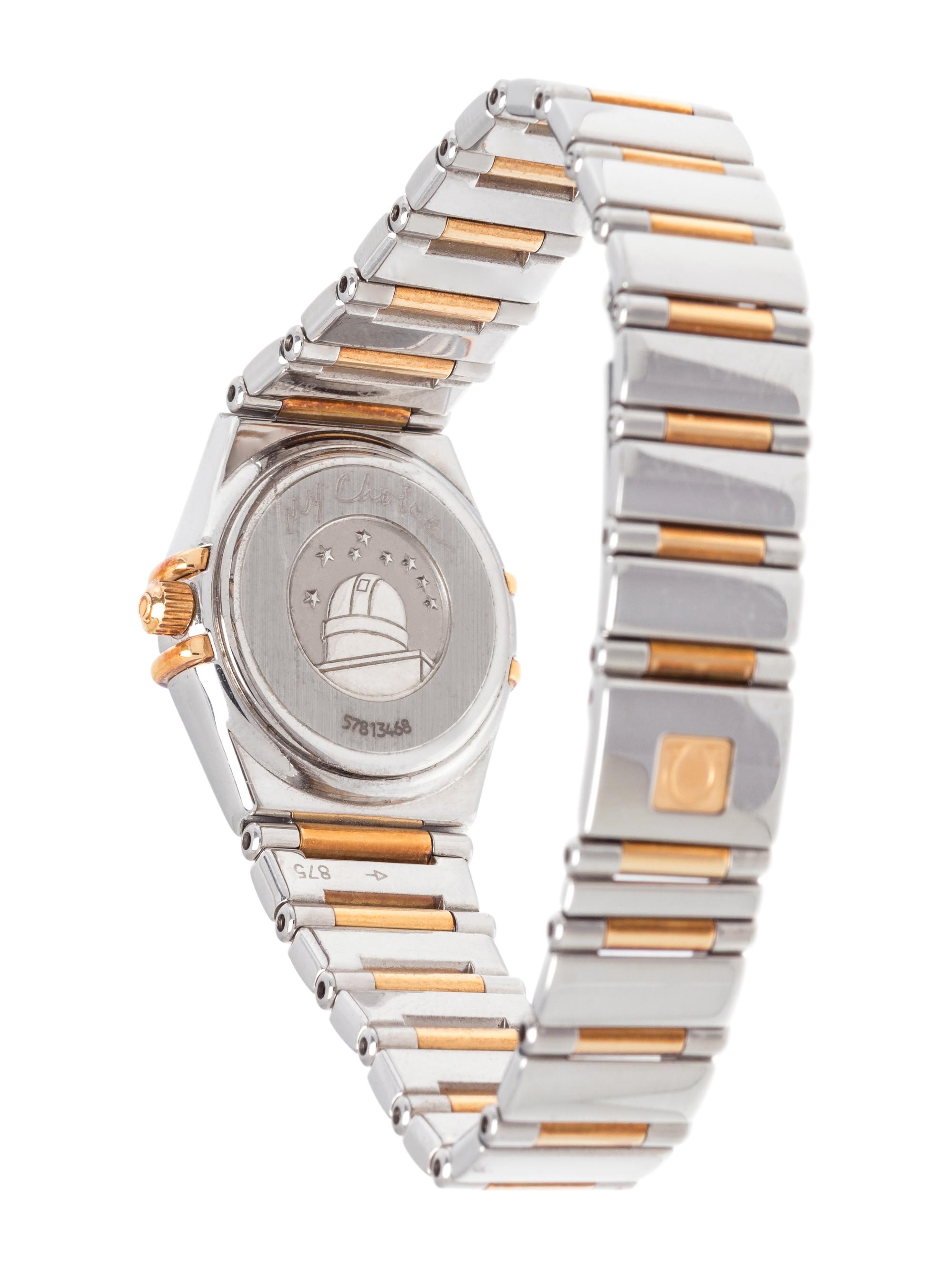 OMEGA, STAINLESS STEEL, YELLOW GOLD AND DIAMOND REF. 1365.71.00 'CONSTELLATION MY CHOICE' WRISTWATCH