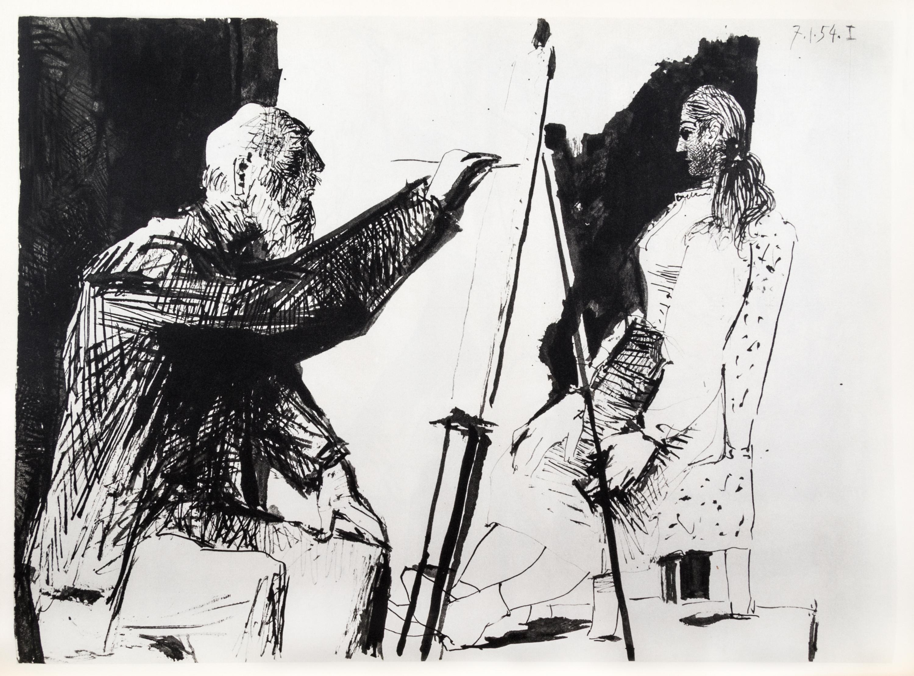 PICASSO, PABLO. Picasso and the Human Comedy. New York, (1954). With 12 lithos.