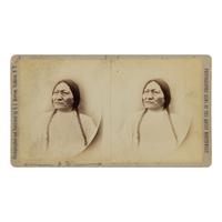 Morrow, Stanley J. (1843-1921). Stereoview of Sitting Bull.
