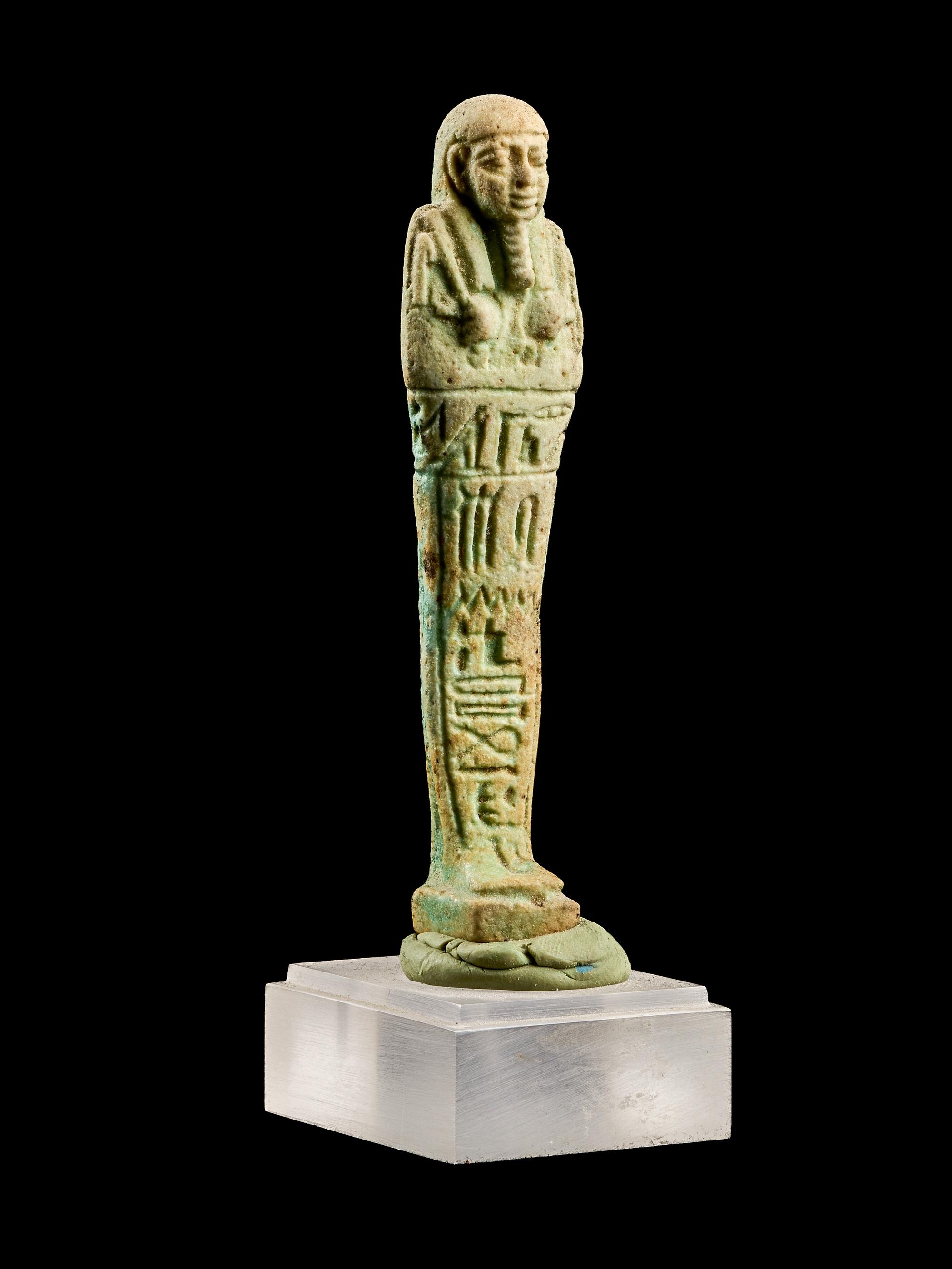 An Egyptian Faience Ushabti for Horpenaset