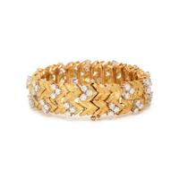 DIAMOND AND YELLOW GOLD BRACELET