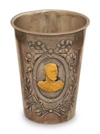 Five Russian Silver Vodka Cups