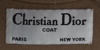 A Christian Dior Camel Wool Cape, No size.