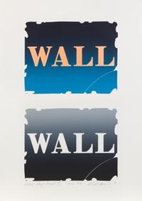 Robert Indiana, (American, b. 1928), Wall: Four Stones II - TWO, 1990