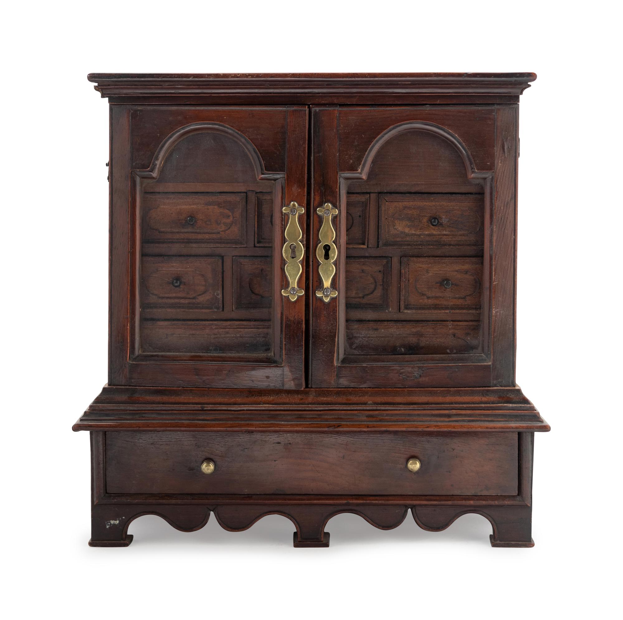 A Diminutive George III Style Mahogany Bookcase