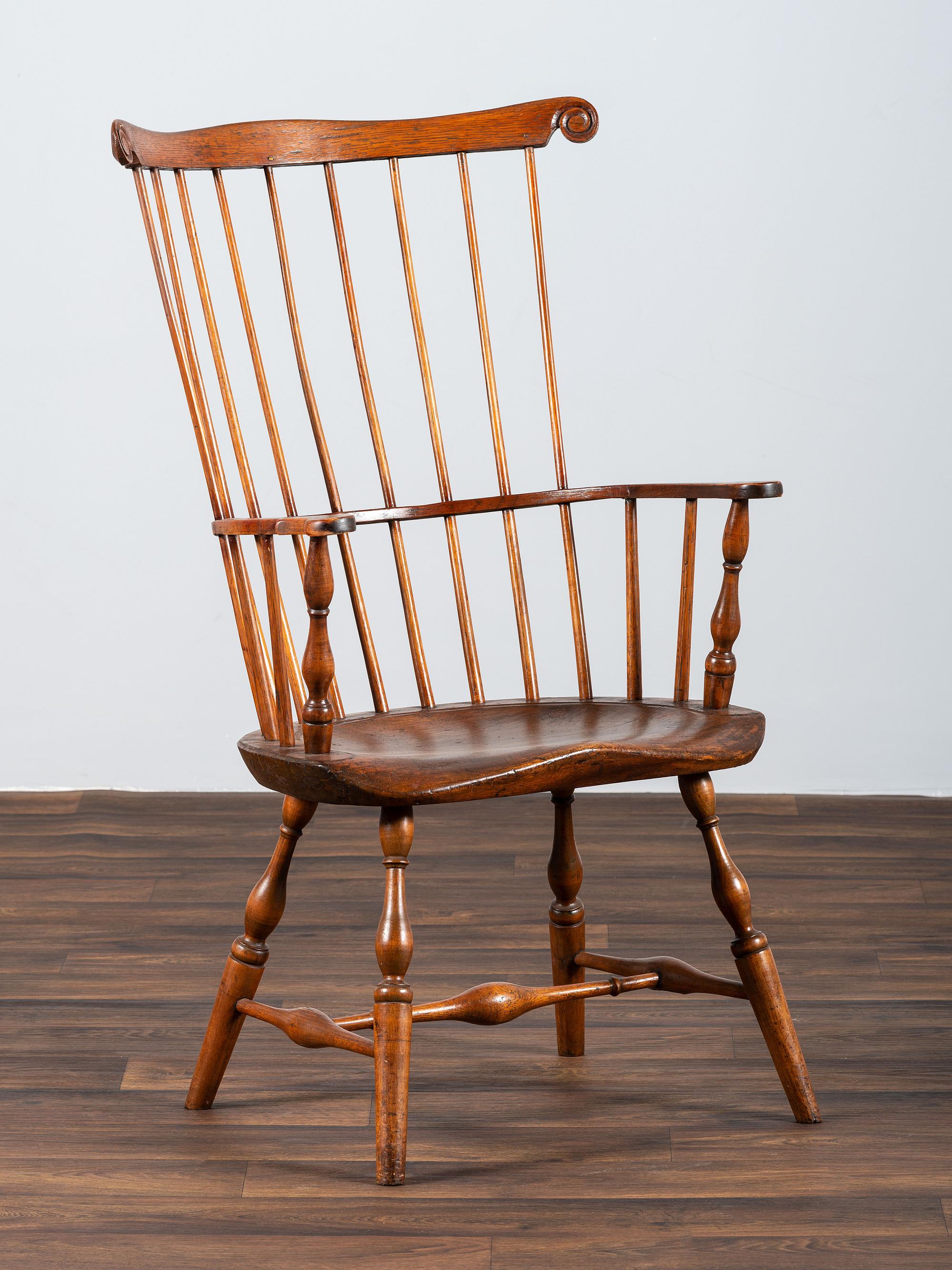 A New England Comb-Back Windsor Armchair