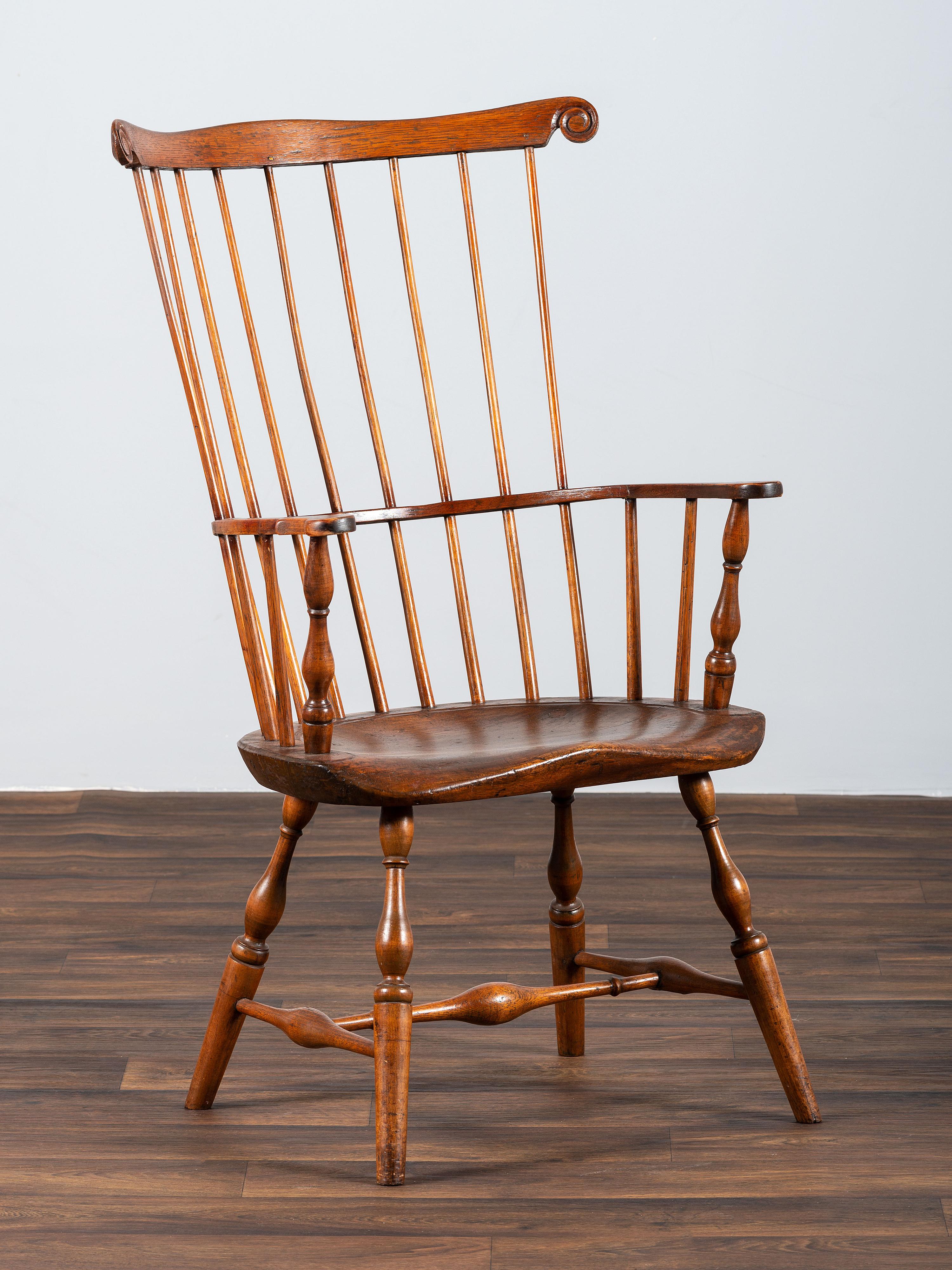 A New England Comb-Back Windsor Armchair