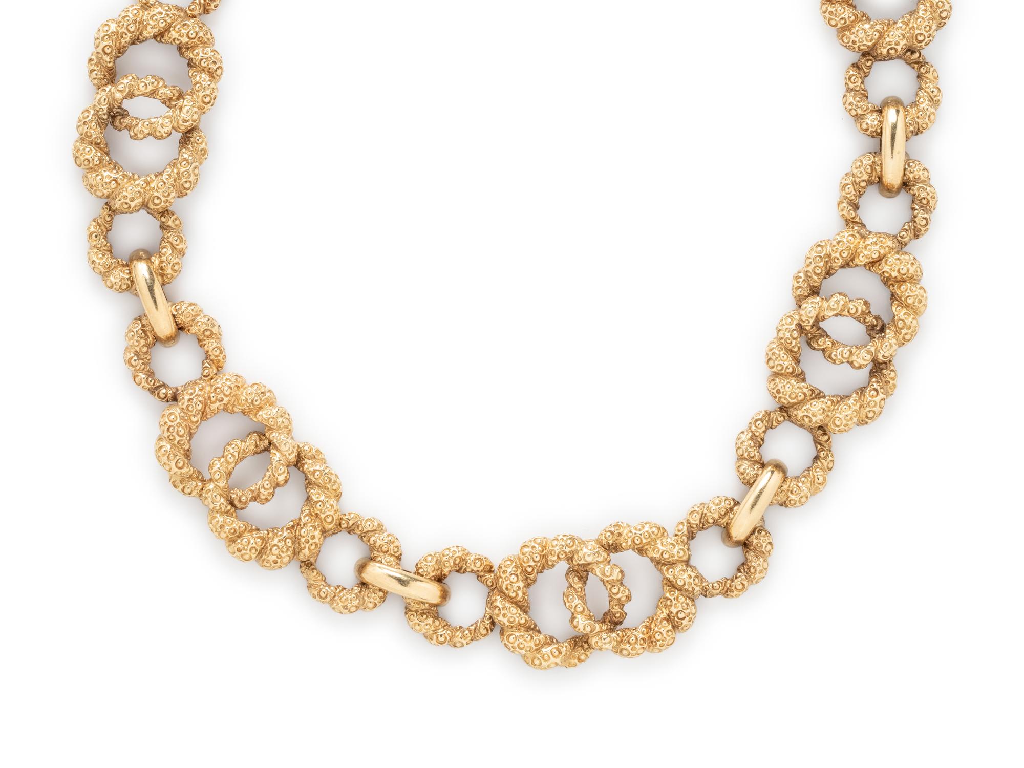 YELLOW GOLD NECKLACE