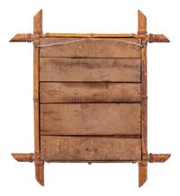 A Faux Bamboo Mirror