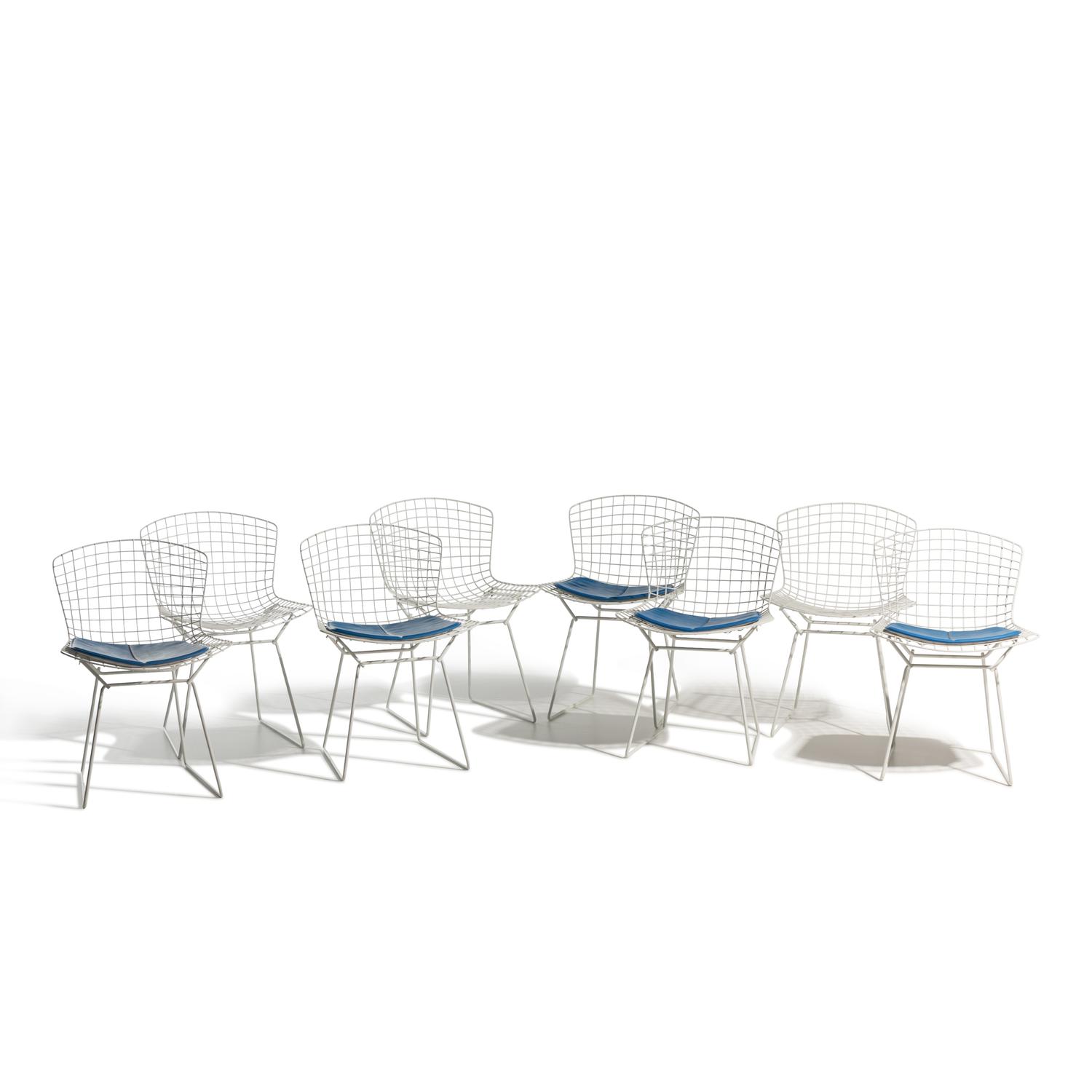 Set of 8 outdoor dining chairs
