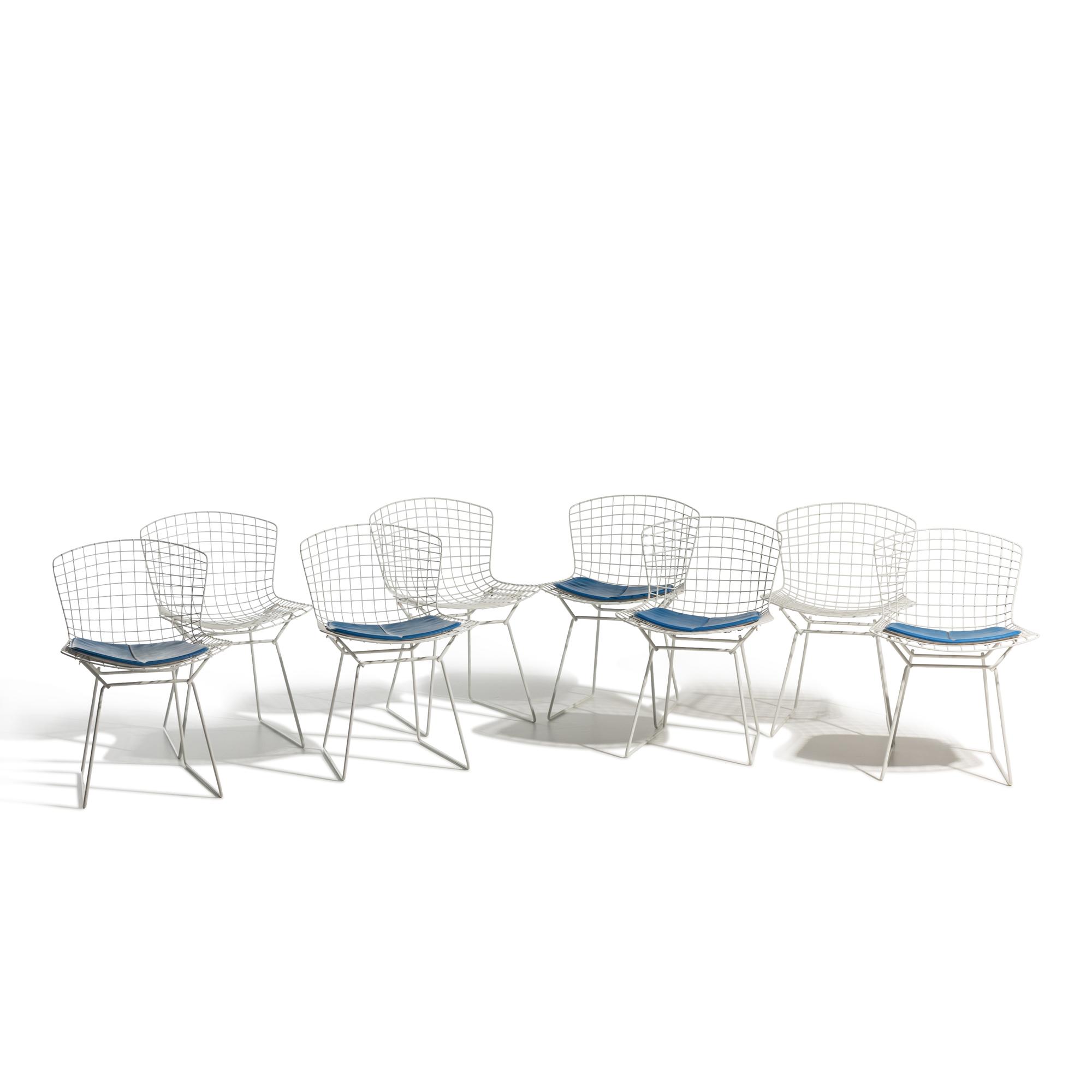 Set of 8 outdoor dining chairs