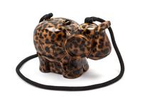 A Timmy Woods Elephant Bag, 8 x 5 x 3 inches.