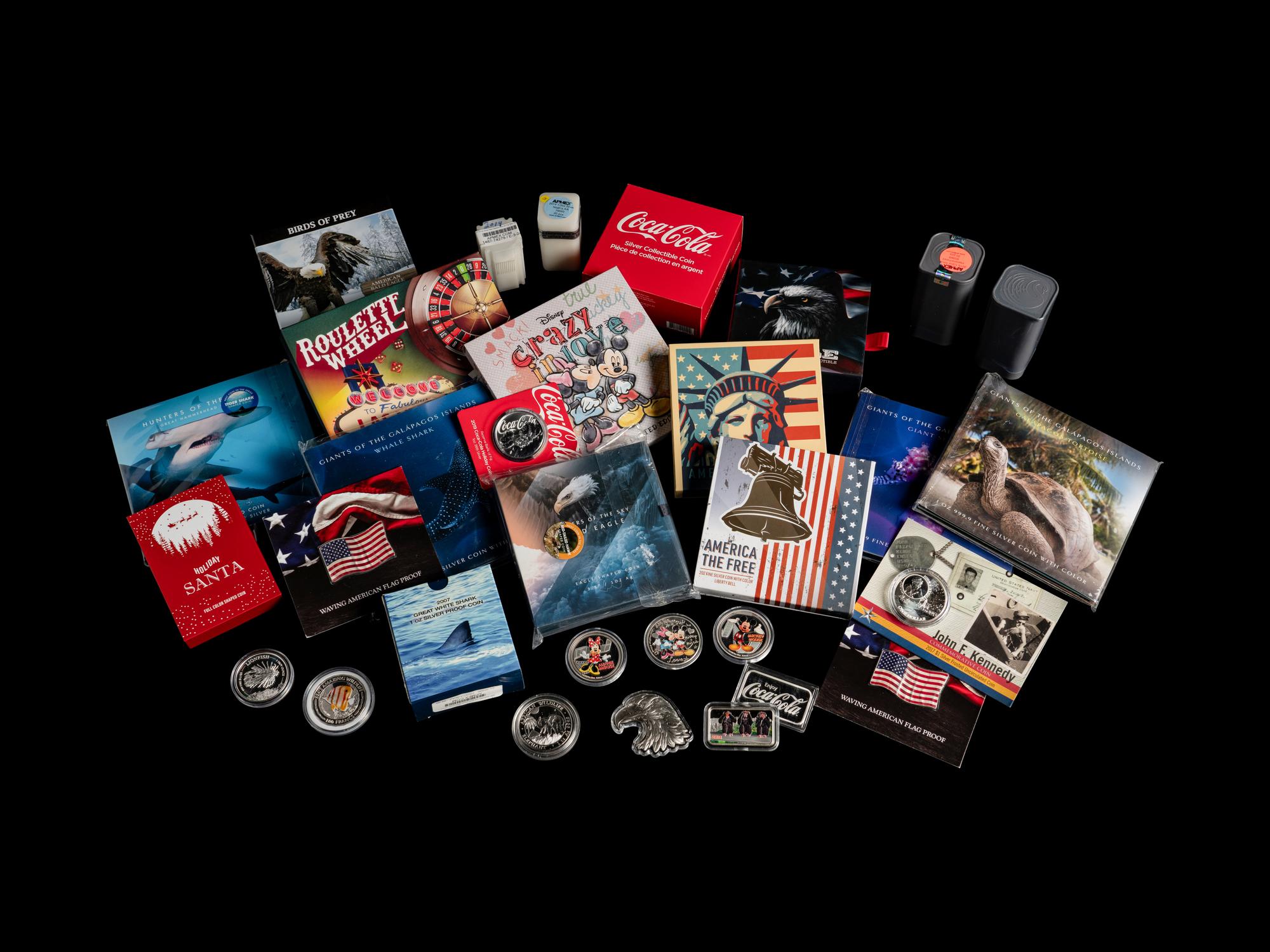 [INTERNATIONAL] A Large Collection of 400 ozt. of Silver Government and Private-Issued Commemorative Coins