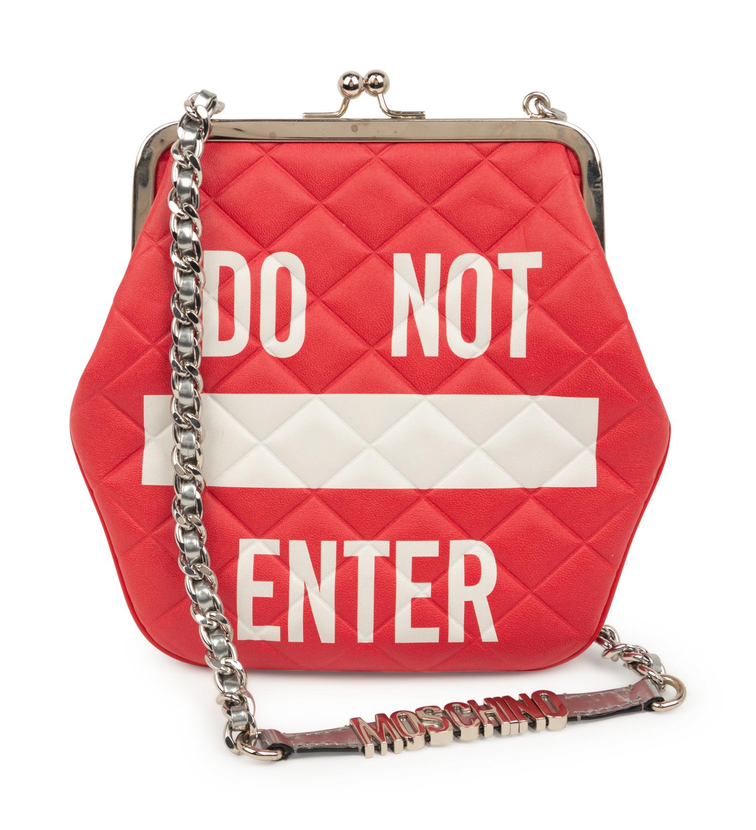 Two Moschino Leather Handbags, c.2015
