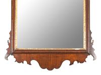 A George III Parcel Gilt Mahogany Mirror