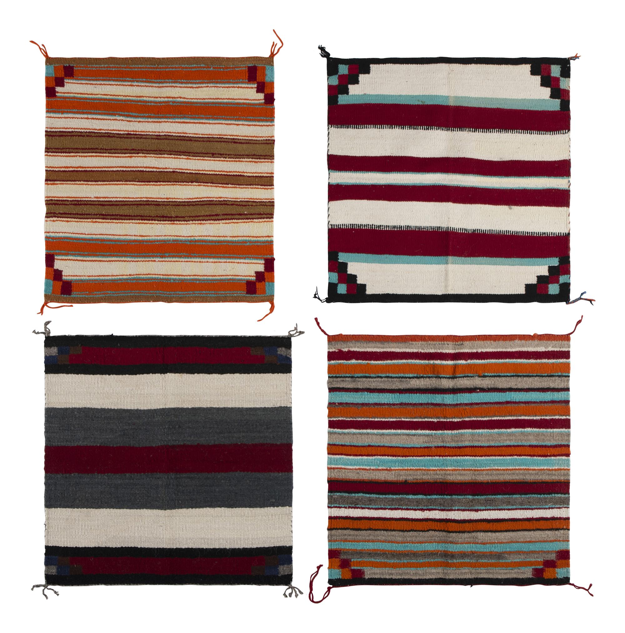 A Group of Single Saddle Blankets
