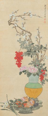 A Japanese Painted Scroll — EARLY 20TH CENTURY