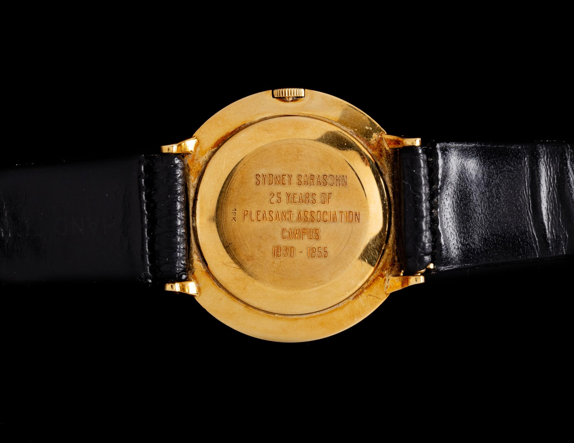 PATEK PHILIPPE, REF. 2501 18K YELLOW GOLD 'DISCO VOLANTE' WATCH