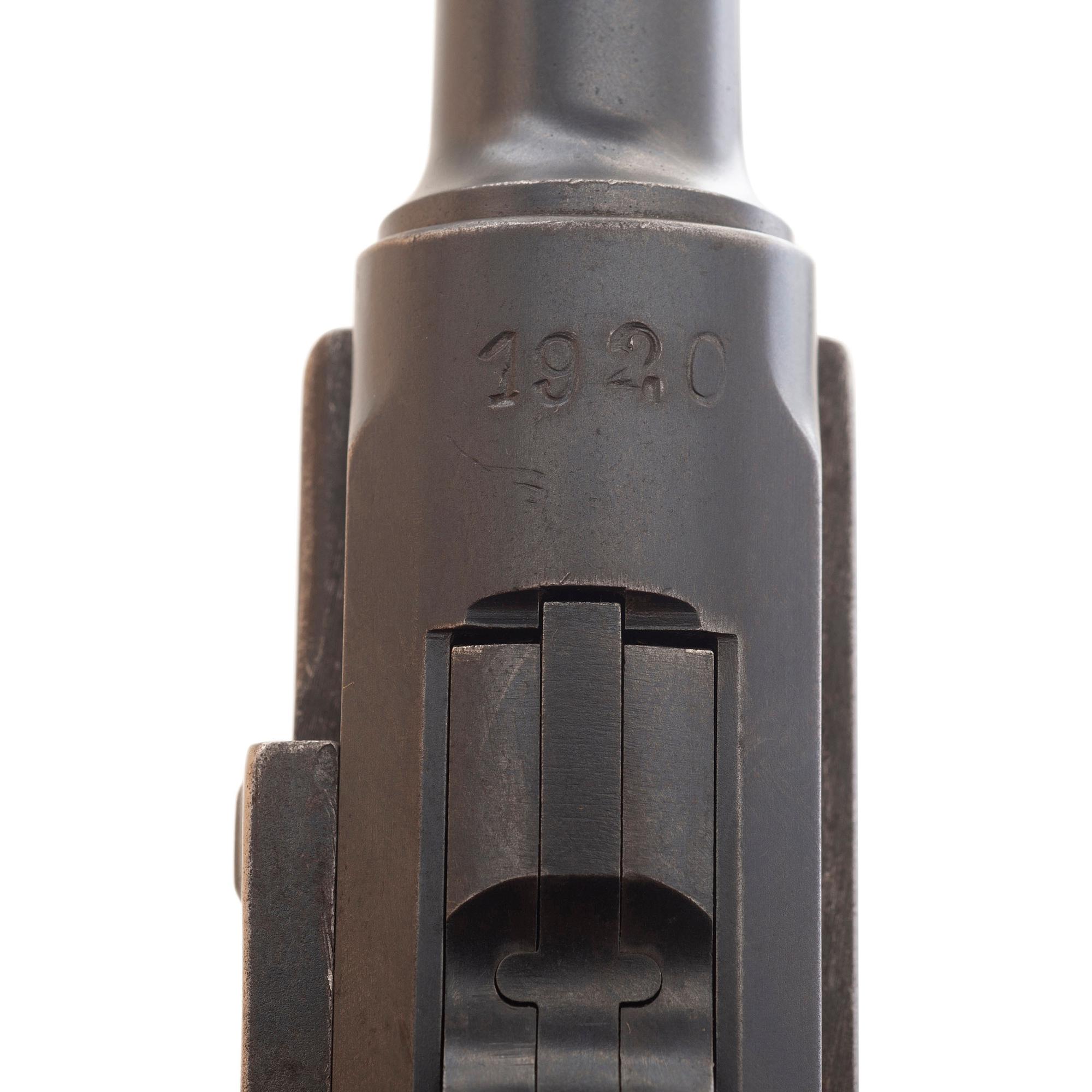 **DWM 1920 Commercial 1914 Navy Luger and P.38 Presstoff Holster