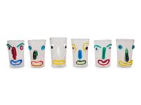 A Set of Eighteen Pauly and Co. Venetian Glass Tumblers