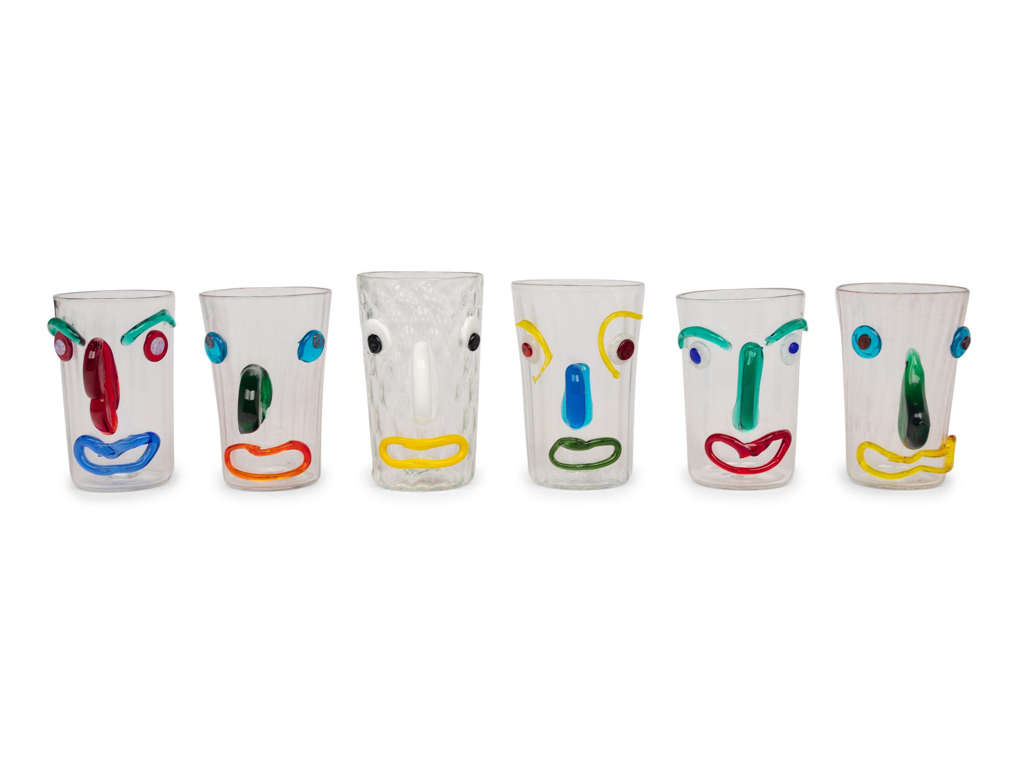 A Set of Eighteen Pauly and Co. Venetian Glass Tumblers