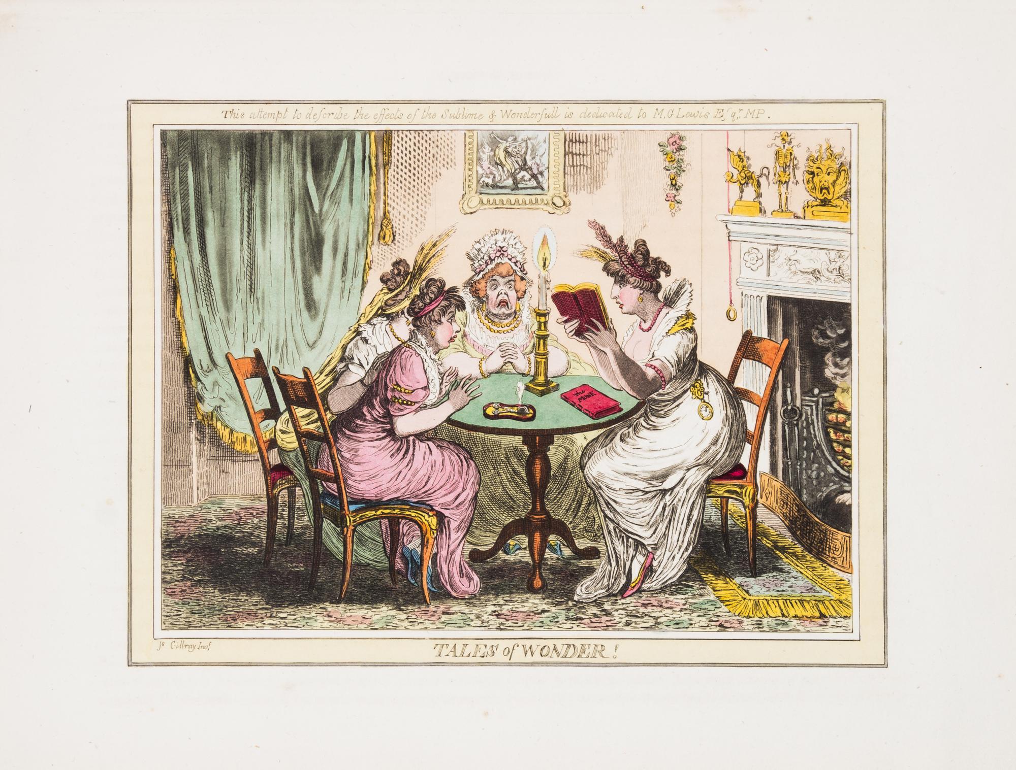 GILLRAY, JAMES. [The Caricatures of Gillray.] London, [1818] With 85 hand-colored plates.