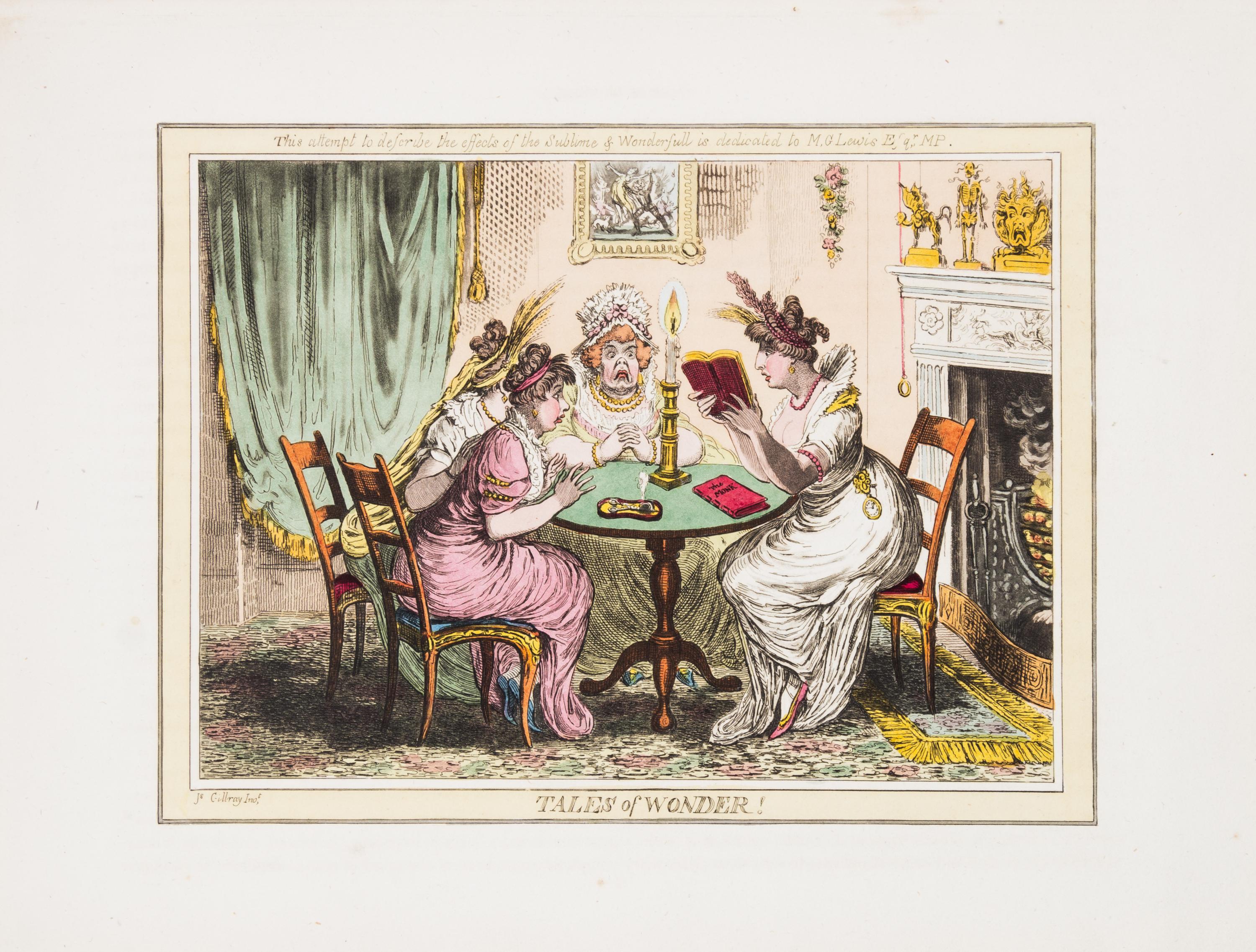 GILLRAY, JAMES. [The Caricatures of Gillray.] London, [1818] With 85 hand-colored plates.