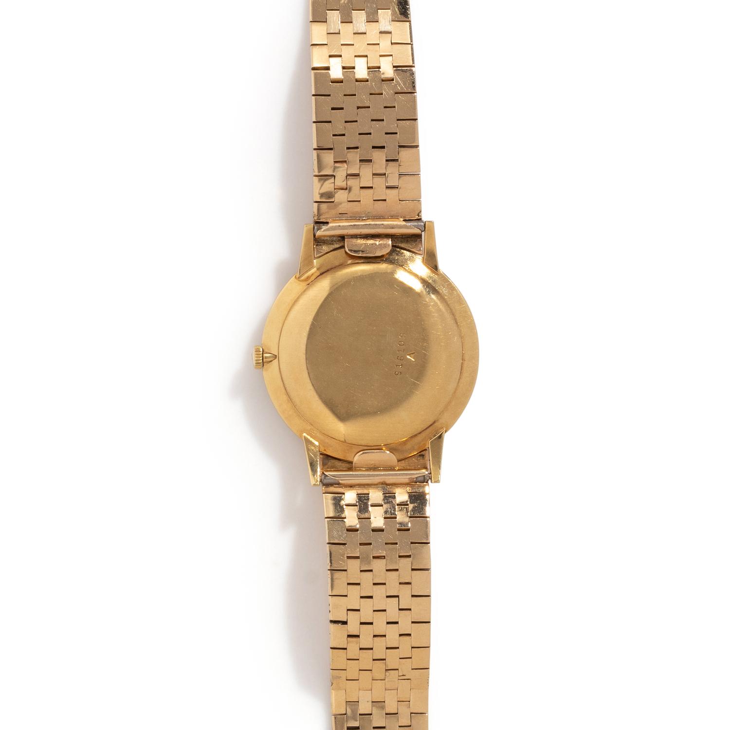 JAEGER-LECOULTRE, 18K YELLOW GOLD WATCH