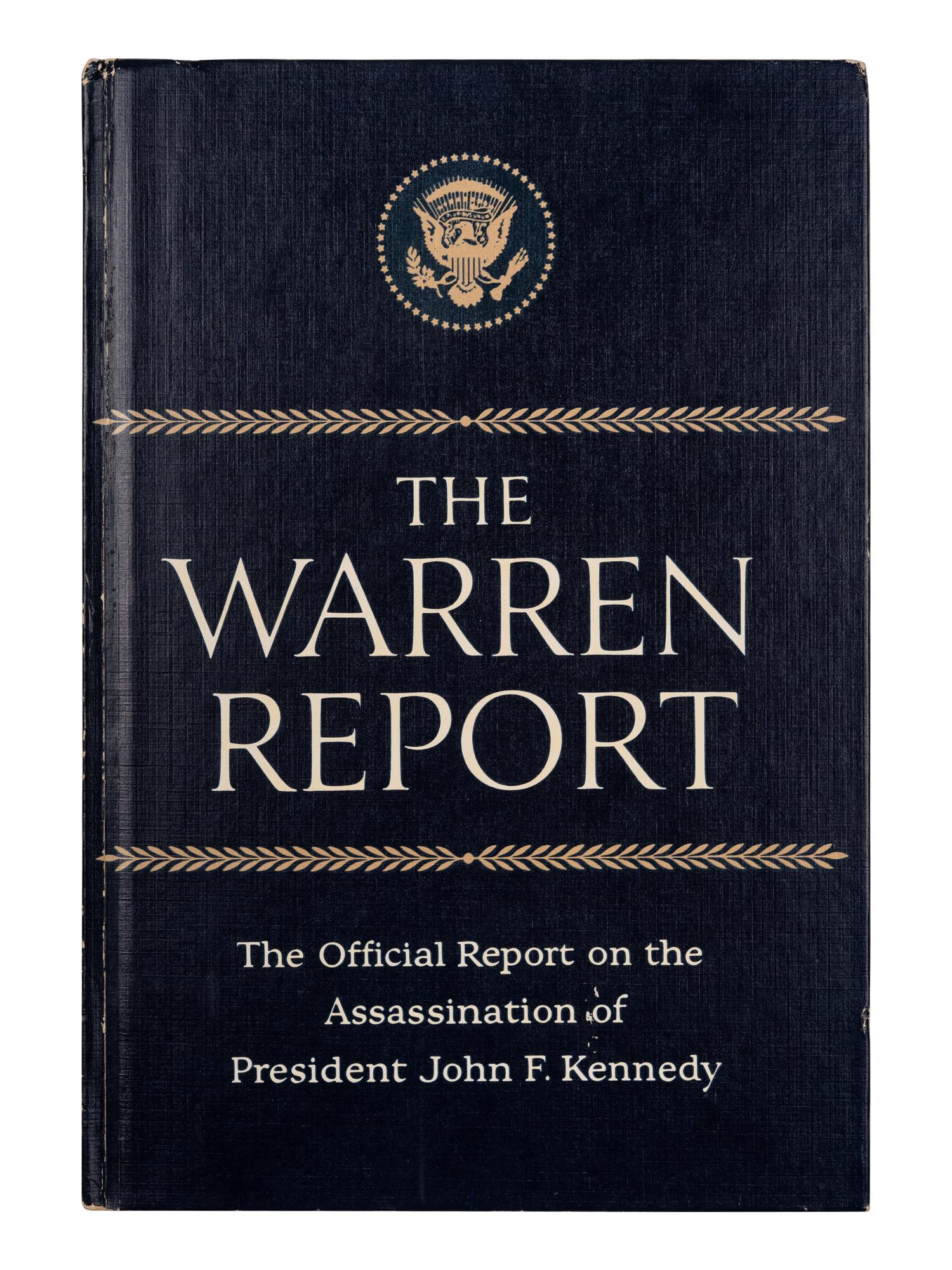 FORD, Gerald R. (1913-2006) and Chief Justice Earl WARREN (1891-1974). The Warren Report. Report of the President’s Commission on the Assassination of President John F. Kennedy . [Washington, D.C.?]: The Associated Press, [1964].