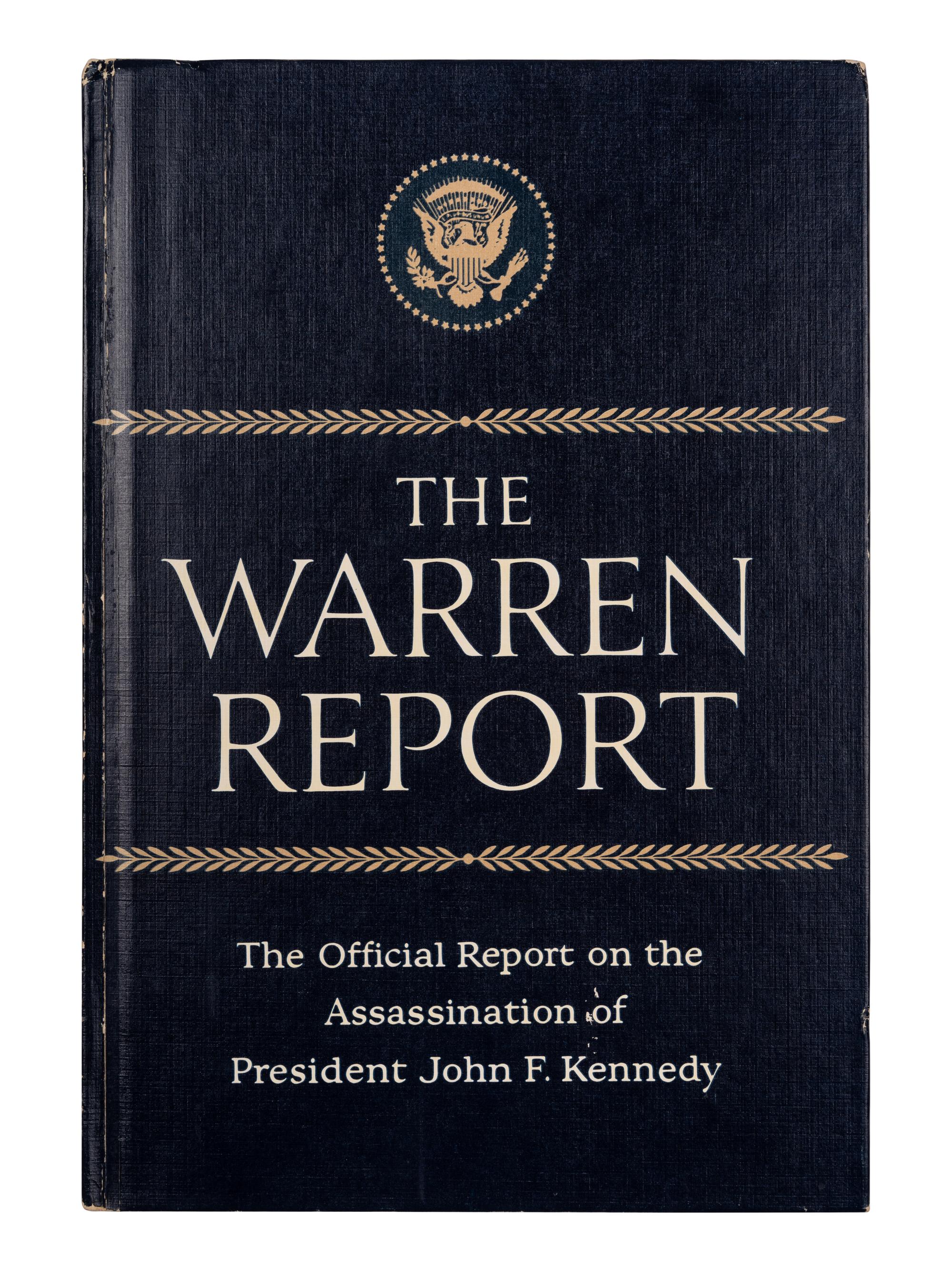 FORD, Gerald R. (1913-2006) and Chief Justice Earl WARREN (1891-1974). The Warren Report. Report of the President’s Commission on the Assassination of President John F. Kennedy . [Washington, D.C.?]: The Associated Press, [1964].
