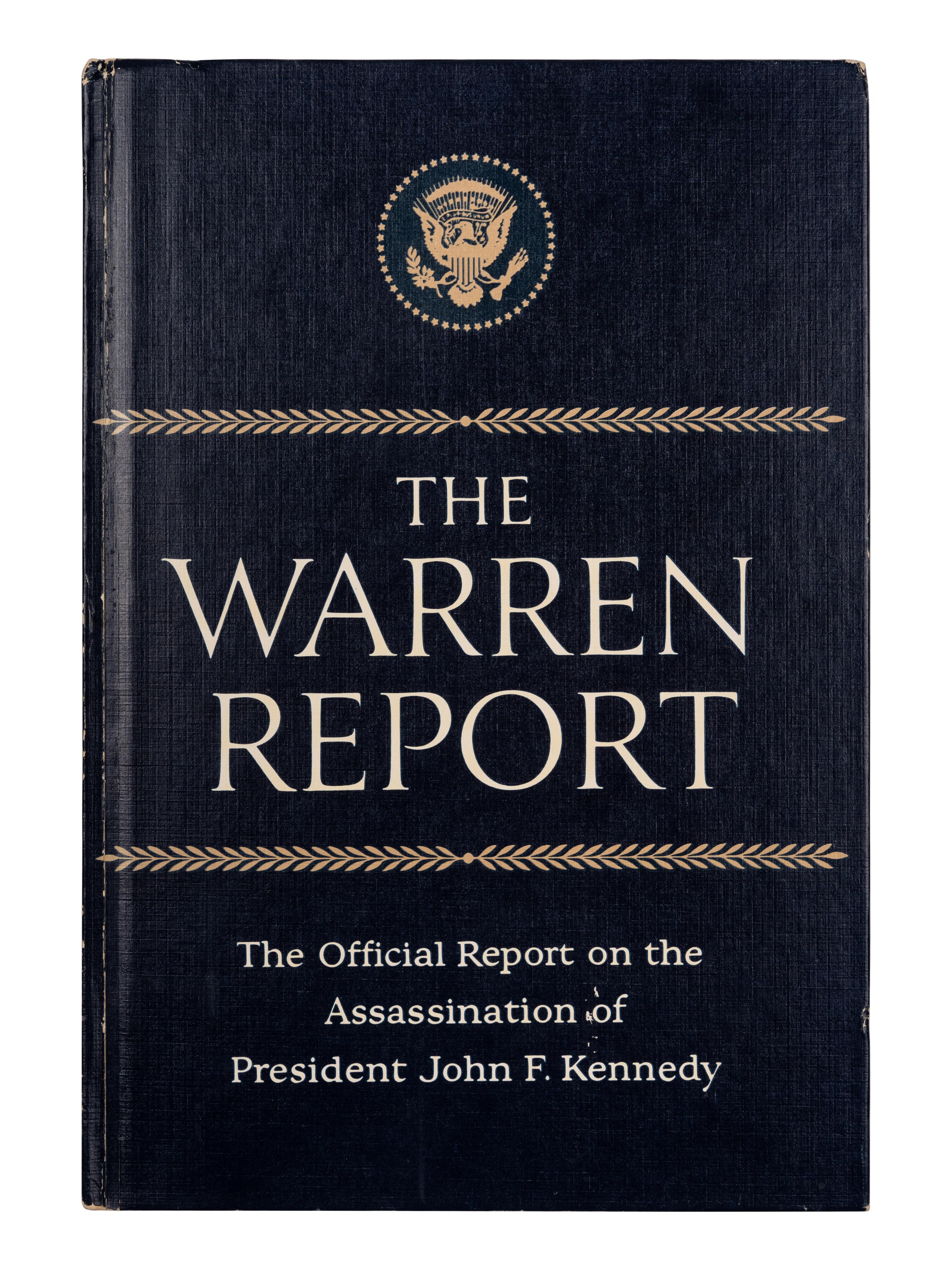 FORD, Gerald R. (1913-2006) and Chief Justice Earl WARREN (1891-1974). The Warren Report. Report of the President’s Commission on the Assassination of President John F. Kennedy . [Washington, D.C.?]: The Associated Press, [1964].