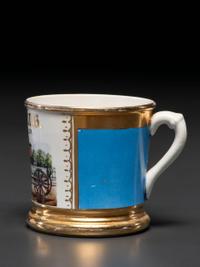 A Coal Dealer's Porcelain Occupational Shaving Mug