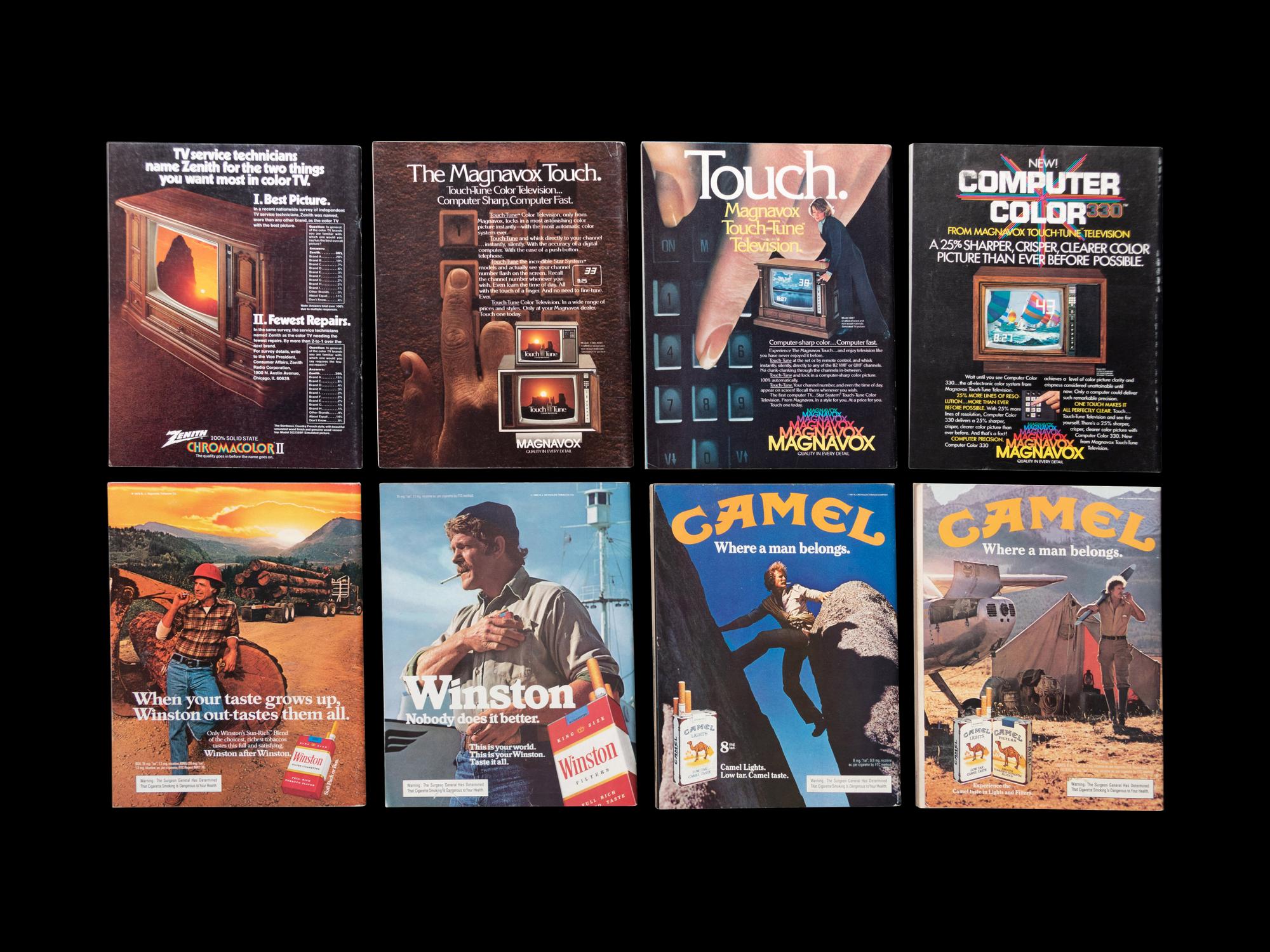 A Group of Eight 1970s - 1980s World Series Programs and Media Passes / Tickets,