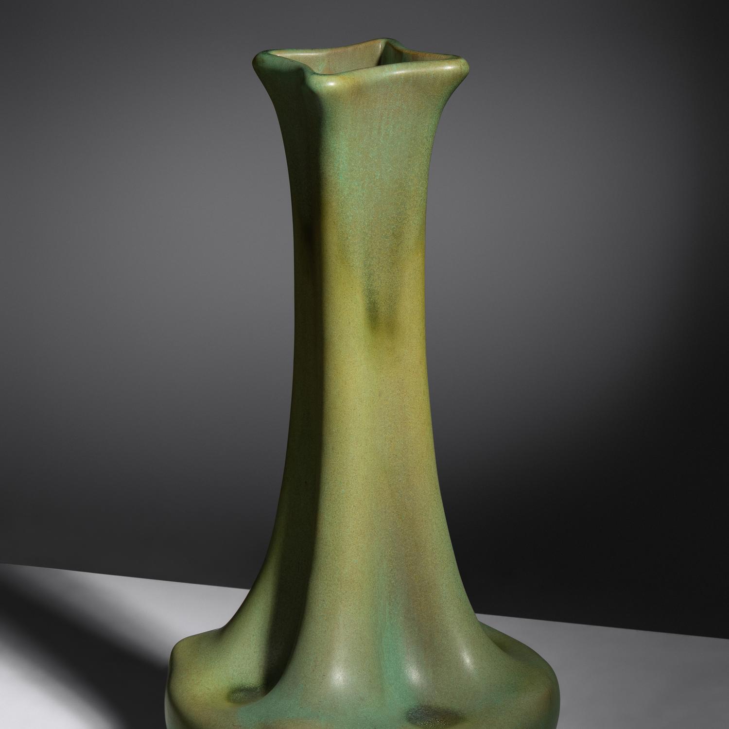 Tall Vase, model 182, c. 1910 Teco, USA