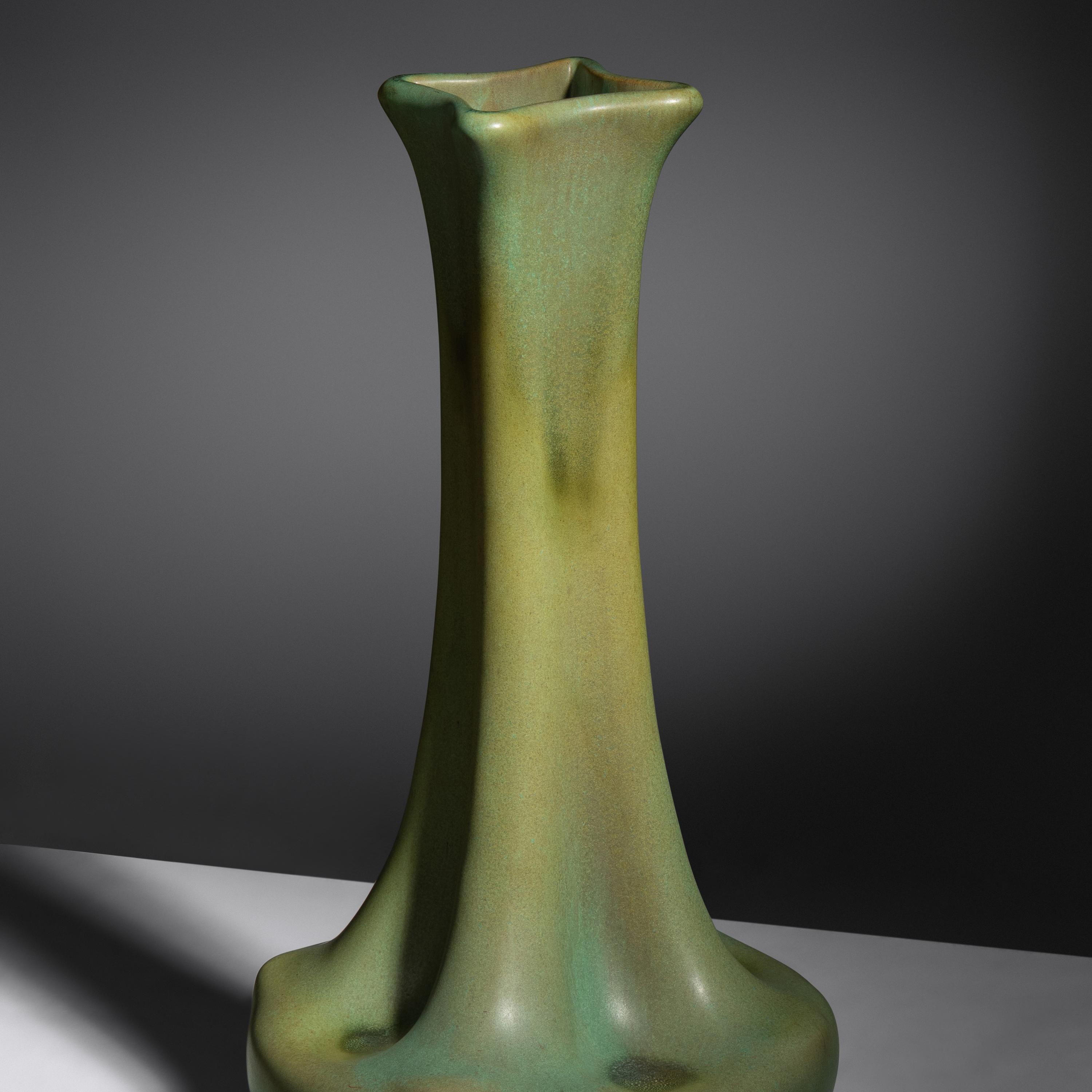 Tall Vase, model 182, c. 1910 Teco, USA