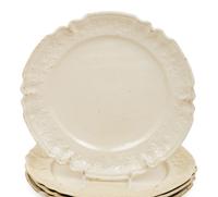 A Collection of French Pont-Aux-Choux Faïence Articles