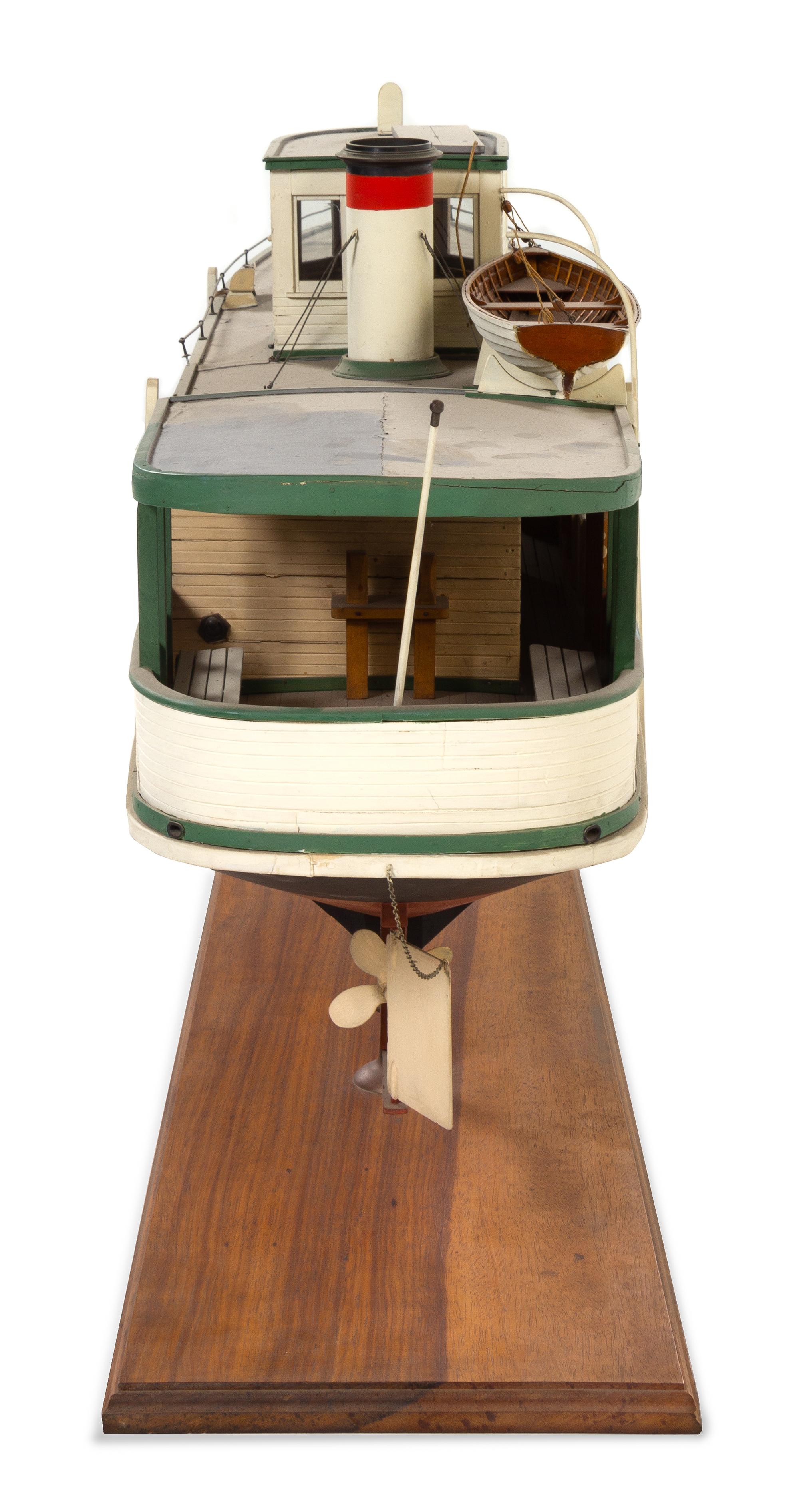 A Model of the "Nishka" Height of model 23 7/8 x length 58 inches.