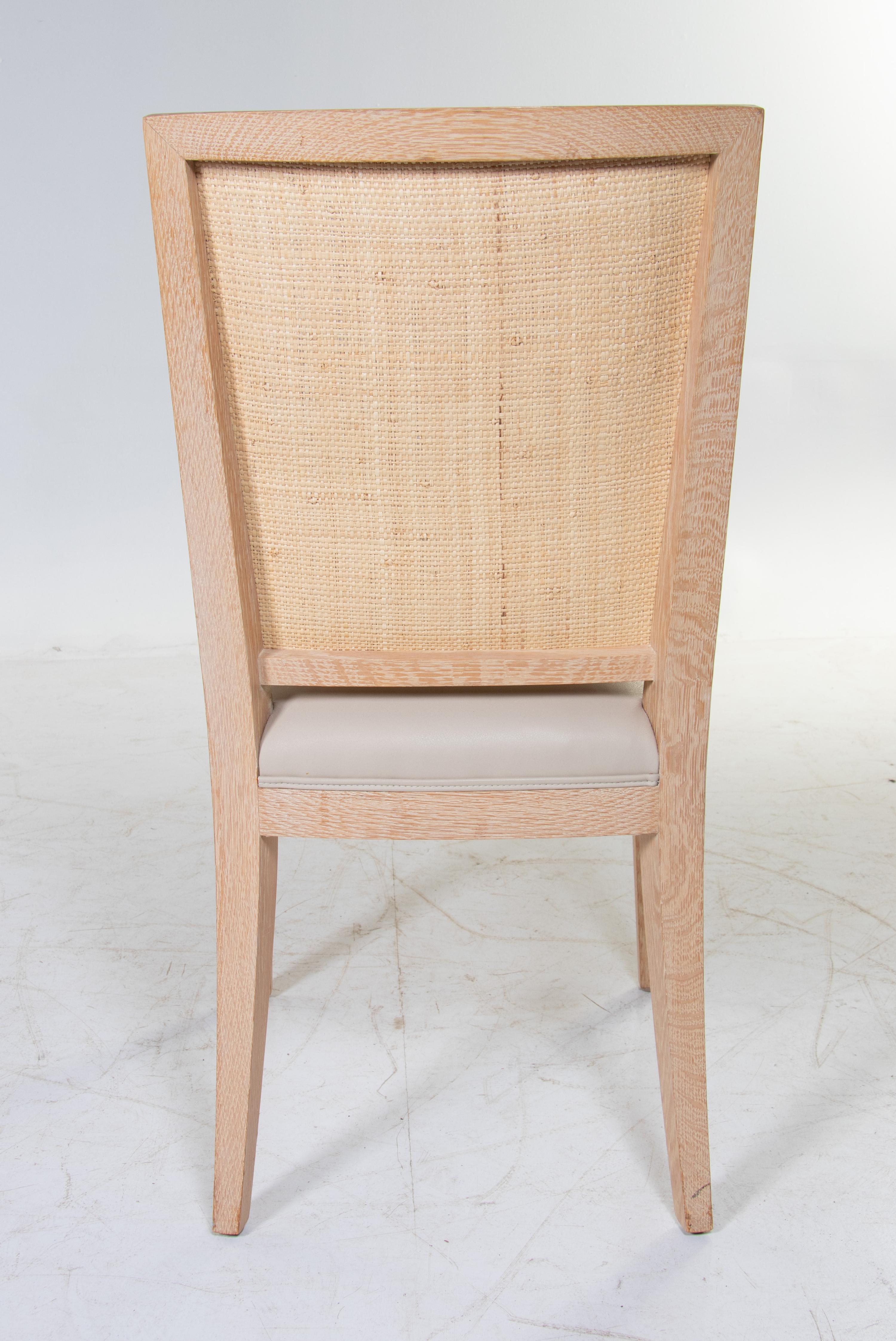 Set of Ten Custom Dining Chairs Mattaliano, USA
