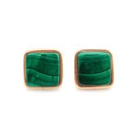 Yellow Gold and Malachite Earrings Lot is located and will ship from Denver, Colorado.