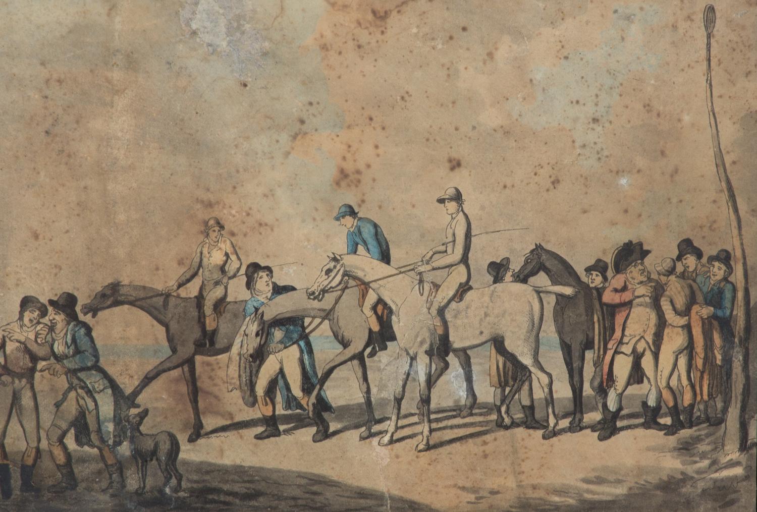 Thomas ROWLANDSON, after Image 7 1/4 x 11 inches. — RACING SERIES