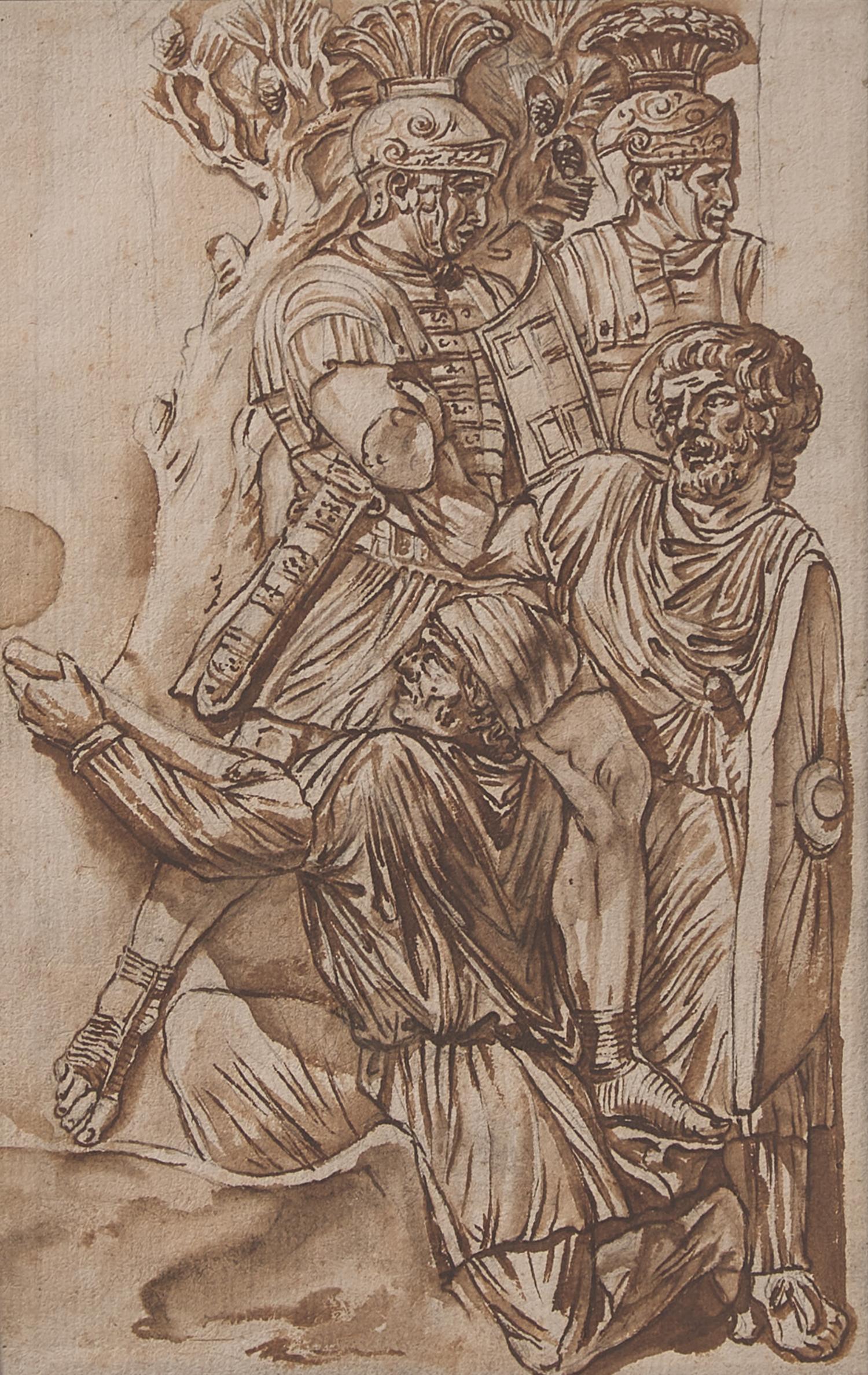 A Study of a Battle Scene from the Arch of Constantinople