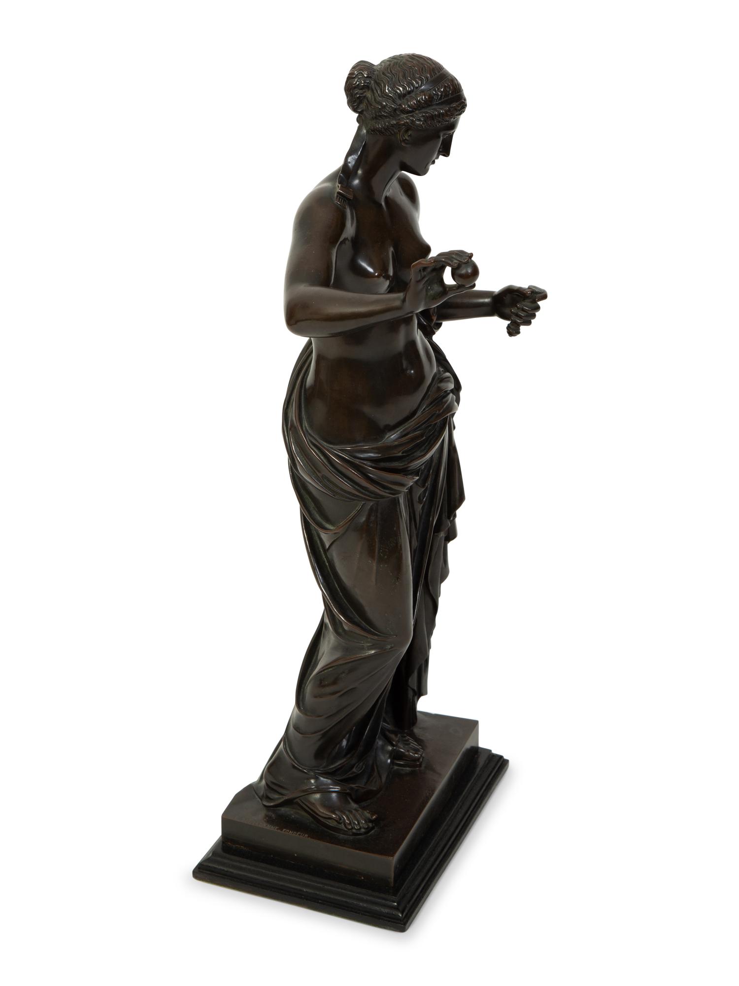 A Continental Patinated Bronze Figure of a Roman Goddess — EARLY 20TH CENTURY