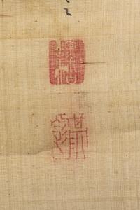 Two Japanese Paintings on Silk