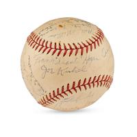 A 1937 Washington Senators Team Signed Autograph Baseball Including Bucky Harris (JSA Letter of Authenticity),