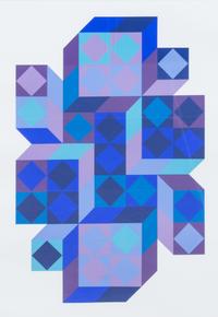Victor Vasarely, (French/Hungarian, 1906-1997), Tridim BB and Vega Kela Vonal