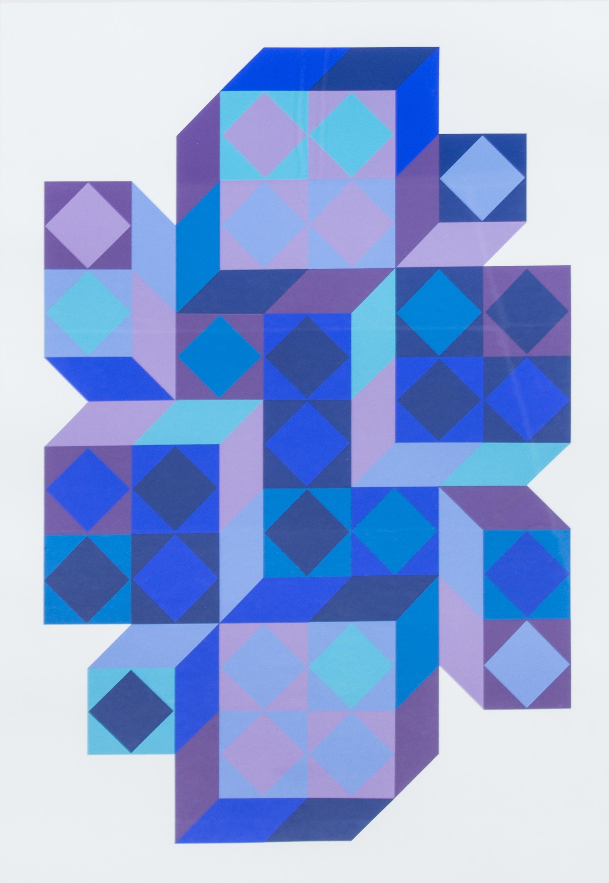 Victor Vasarely, (French/Hungarian, 1906-1997), Tridim BB and Vega Kela Vonal
