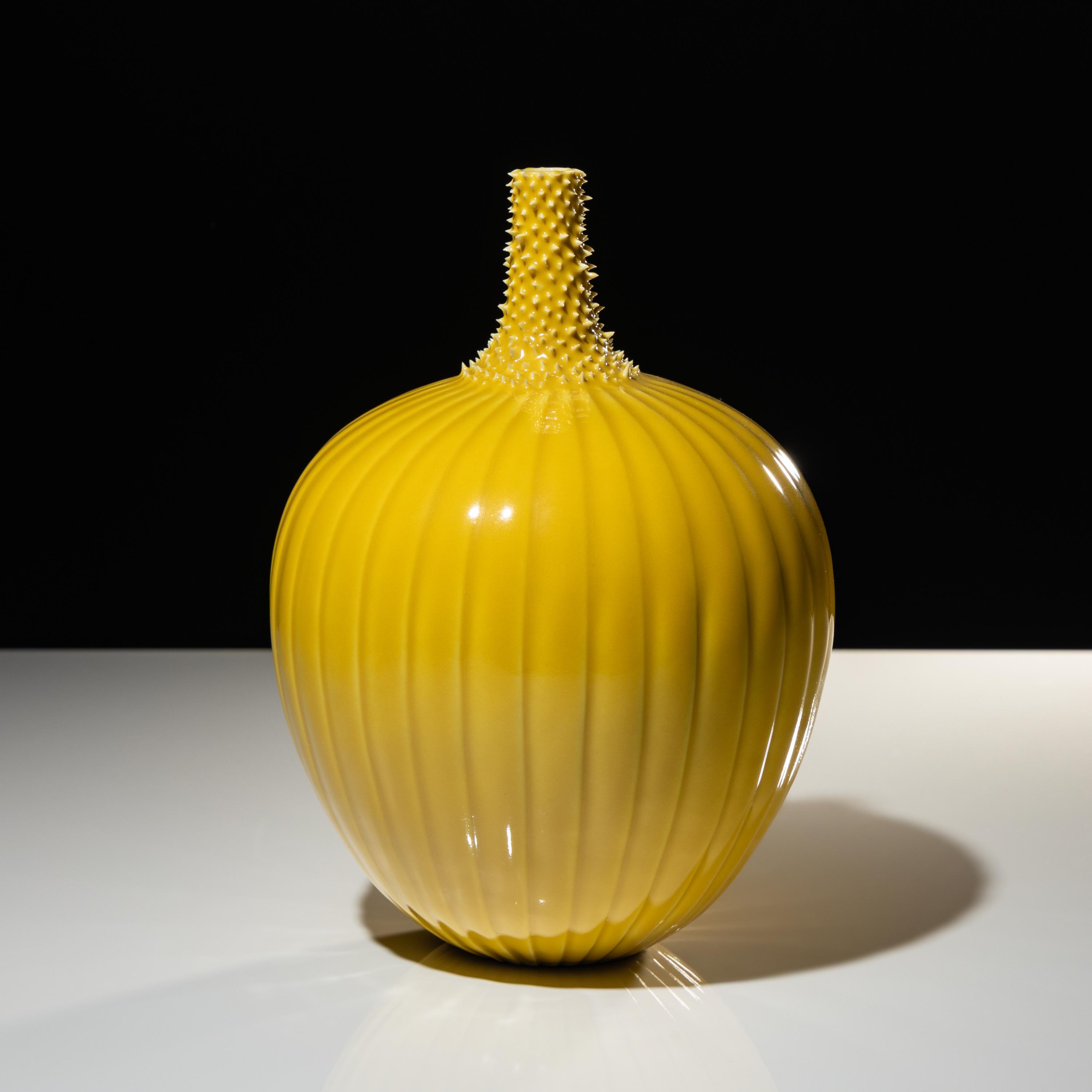 Yellow Prickly Melon Vase, 1996